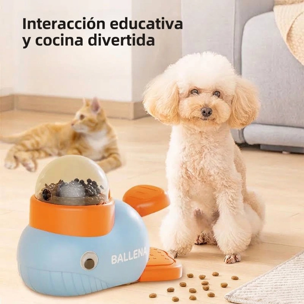 QuackSnack™ – Dispensador Interactivo de Snacks para Perros y Gatos