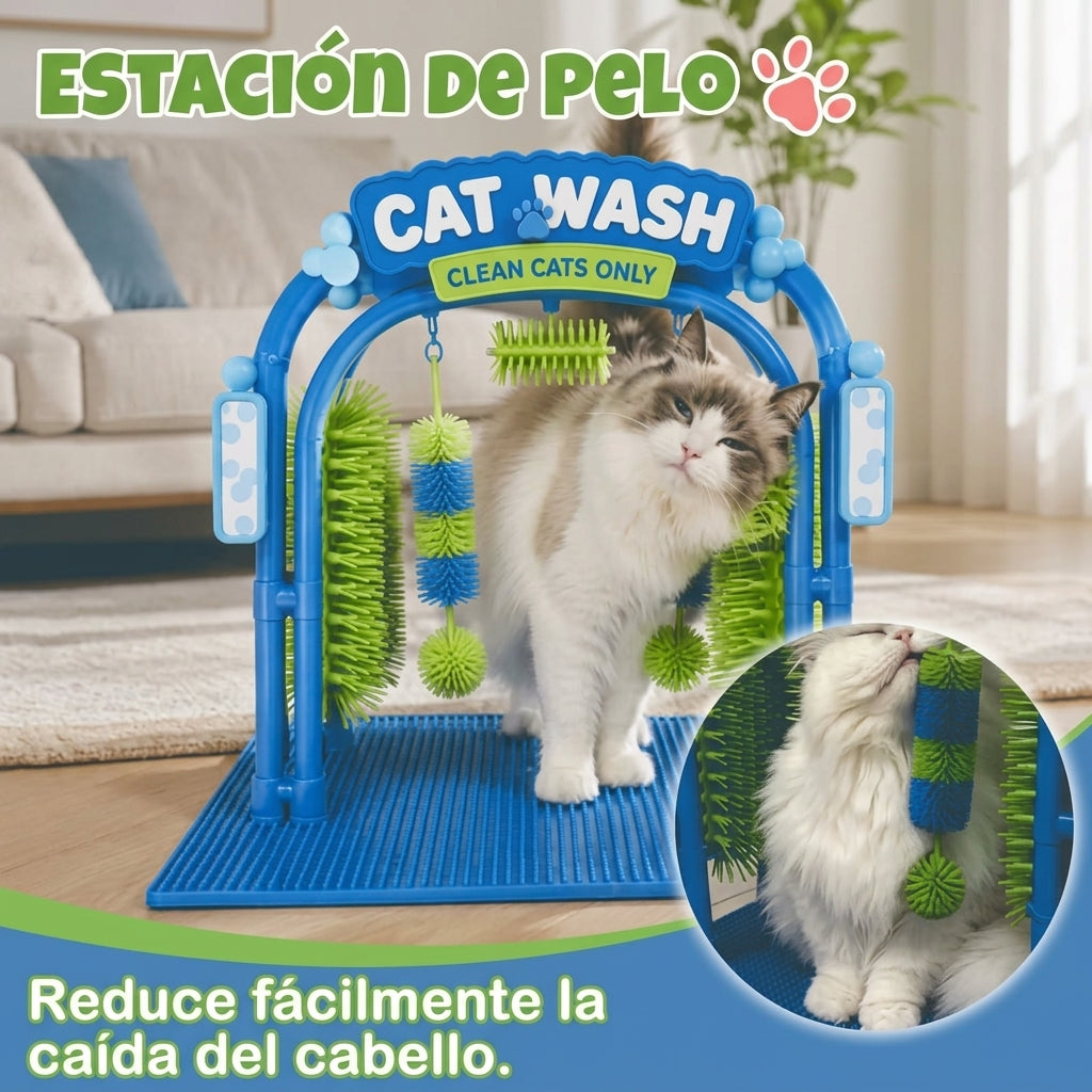 GatoSpa™ – Estación de Autocuidado y Masaje para Gatos - Pocas unidades en oferta