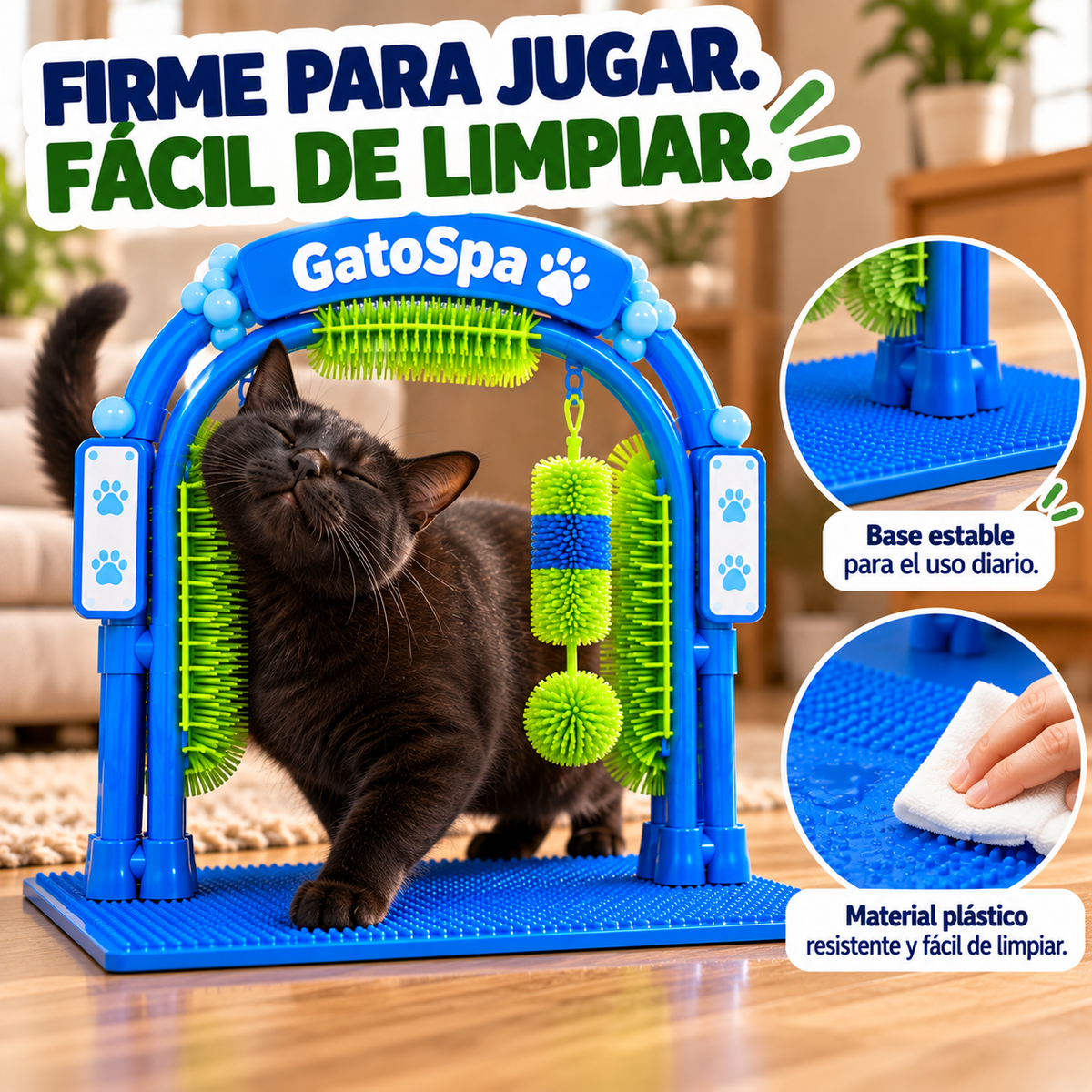 GatoSpa™ – Estación de Autocuidado y Masaje para Gatos - Pocas unidades en oferta