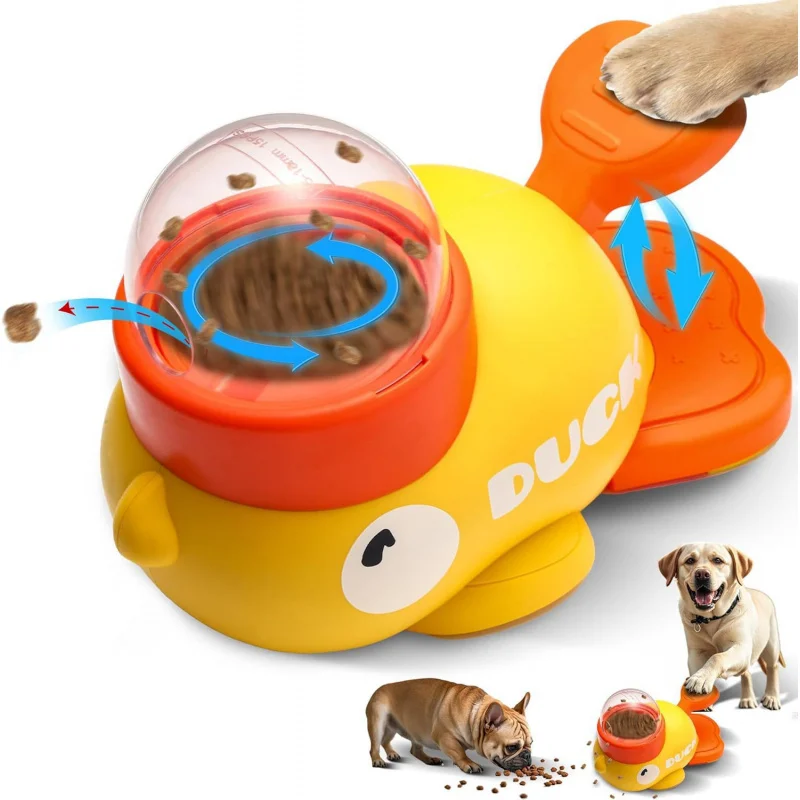 QuackSnack™ – Dispensador Interactivo de Snacks para Perros y Gatos