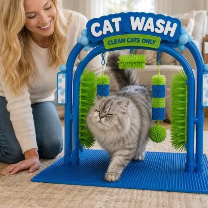GatoSpa™ – Estación de Autocuidado y Masaje para Gatos - Pocas unidades en oferta